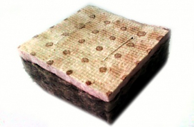 Материал волокнистый поверхностноупрочненный теплоизоляционный пожаробезопасный марки ВТИ-25У